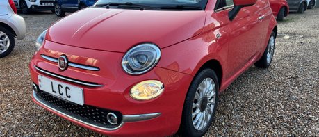 Fiat 500 1.2 LOUNGE LOOK! JUST 62000 MILES! 1 PREVIOUS KEEPER! GLASS ROOF ,BLUETOOTH 1
