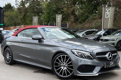 Mercedes-Benz C Class C 220 D AMG LINE PREMIUM PLUS - SELENITE GREY WITH CRANBERRY LEATHER 1