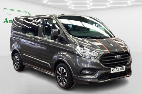 Ford Transit Custom Crew Cab SWB L1H1 Low Roof Sport 320 Air Con Alloys Sensors Cam EURO 6