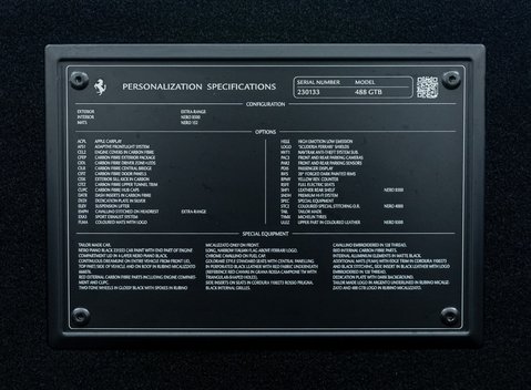 Ferrari 488 GTB Tailor Made 52