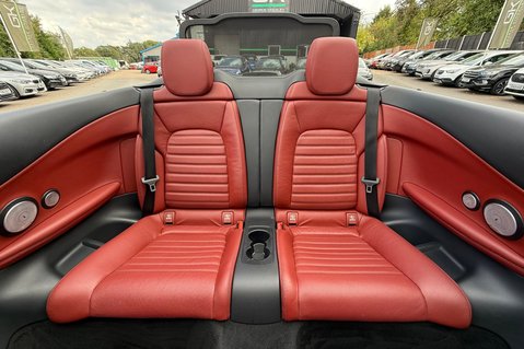 Mercedes-Benz C Class C 220 D AMG LINE PREMIUM PLUS - SELENITE GREY WITH CRANBERRY LEATHER 18