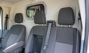 Ford Transit 350 L3 H3 P/V DRW FSH New Brakes Off Grid Solar Cassette Toilet Air Con +++ 45