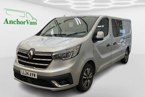 Renault Trafic Crew Cab AUTO LWB L2H1 Low Roof Sport LL30 Air Con Alloys Sensors EURO 6