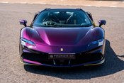 Ferrari SF90 Spider ATELIER EXAMPLE. VIOLA HONG KONG. CARBON INT & EXT. FRONT LIFT. 3