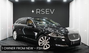 Jaguar XF D V6 PREMIUM LUXURY SPORTBRAKE One Owner Full History Rev Cam  1