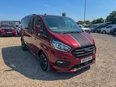 Ford Transit Custom Crew Cab AUTO SWB L1H1 Low Roof Sport 320 Nav Sensors Air Con Alloys EURO 6 5