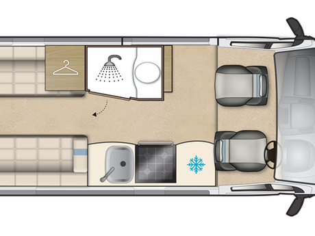 Auto-Sleepers Warwick Duo 2 Berth|2 Belt|Kitchen|Awning|AUTOMATIC|VANLUX