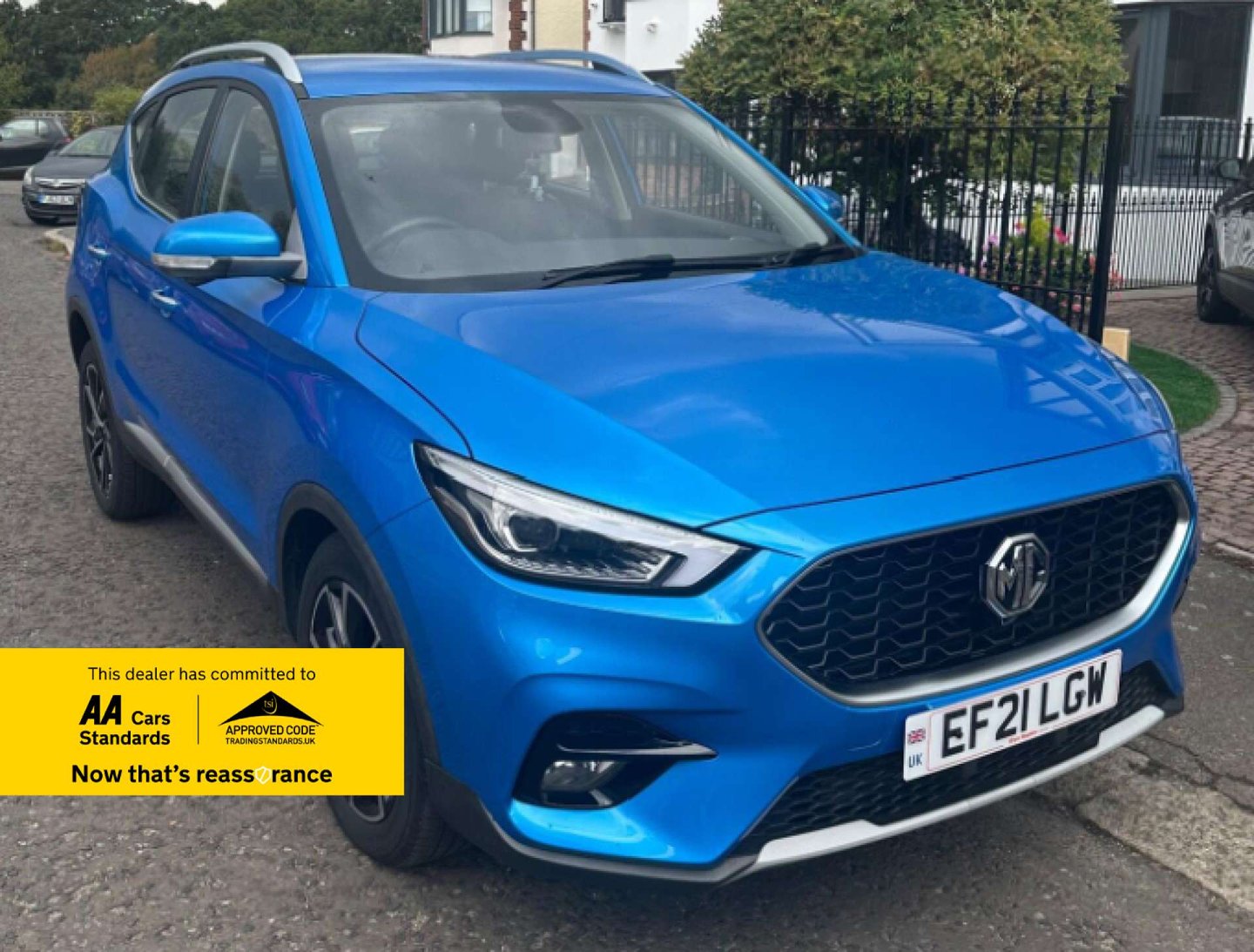 2021 MG Zs exterior view
