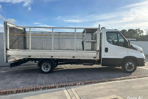 Iveco Daily 35C14 Beavertail Lawnmower Body - Large Ramp - Removable Cages 7