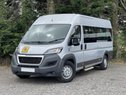 Peugeot Boxer 440 L4H2 17 Seat LIGHTWEIGHT Non-D1 Minibus Lite with Full width ramp. ULEZ