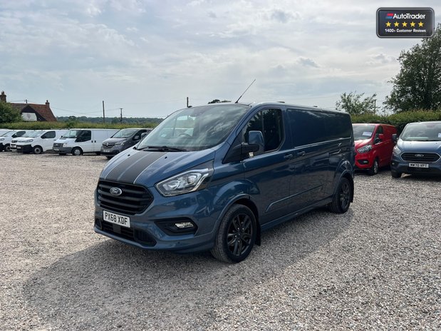 Ford Transit Custom LWB L2H1 Low Roof Sport 280 Air Con Alloys Sensors Cam Tow Bar EURO 6 NO VA 2