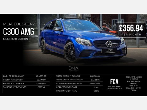 Mercedes-Benz C Class 2.0 C 300 AMG Line Night Edition Premium+ D 4Matic Auto 4WD 5dr 5