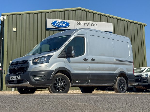Ford Transit MWB L2H2 Medium Roof Trail 350 Air Con Alloys Sensors Cam Tow Bar EURO 6 1