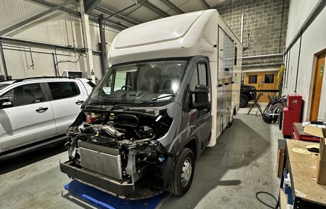 Another 3.5T SEEKER Horsebox ready to go into paint