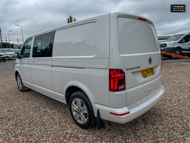 Volkswagen Transporter Crew Cab LWB L2H1 T32 Tdi 150 BHP Auto Kombi Highline Air Con Sensors EURO 11