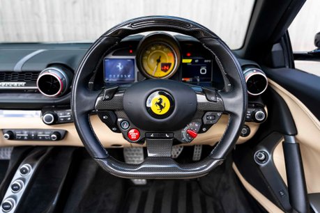 Ferrari 812 GTS BLU MONTREAL. CARBON FIBRE INT & EXT. CARPLAY. PASSENGER DISPLAY. LIFT 20