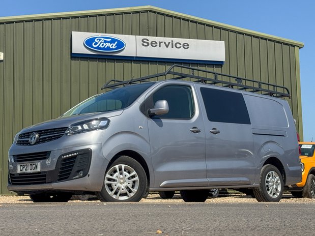 Vauxhall Vivaro Crew Cab LWB L2H1 Low Roof Sportive 2900 Air Con Sensors EURO 6 NO VAT 2