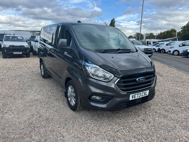 Ford Transit Custom Crew Cab AUTO SWB L1H1 Low Roof Limited 320 Air Con Alloys H/Seats EURO 6 5