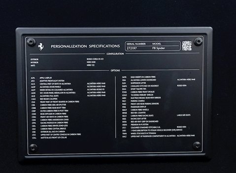 Ferrari F8 Tributo Spider 46