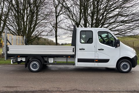 Vauxhall Movano F3500 L3 H1 Double Cab Dropside Truck with Tail Lift - Air Con 8