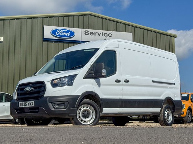 Ford Transit LWB L3H2 Medium Roof Leader 350 Sensors EURO 6 (CAT S Insurance Loss) 1
