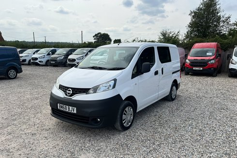 Nissan NV200 Crew Cab SWB L1H1 Low Roof Acenta Air Con EURO 6 NO VAT