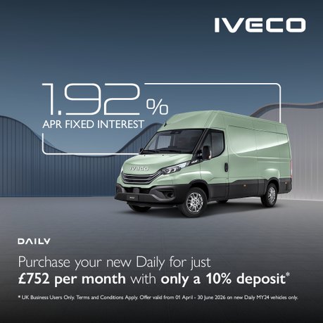 GET BEHIND THE WHEEL OF THE NEW IVECO DAILY – HIRE PURCHASE MADE SIMPLE