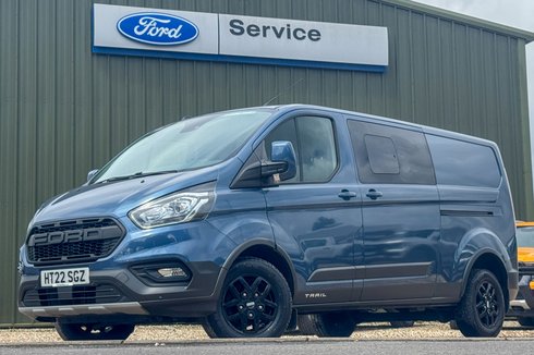 Ford Transit Custom Crew Cab LWB L2H1 Low Roof Trail 320 Air Con Alloys Sensors Cam EURO 6