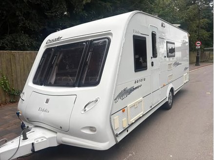 Elddis Crusader Cyclone Aurora 4 berth fixed bed 