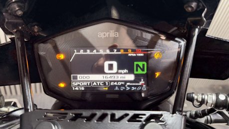 Aprilia Shiver 2018 16K GREAT RUNNING PROJECT BIKE SUPERMOTO 900CC 13