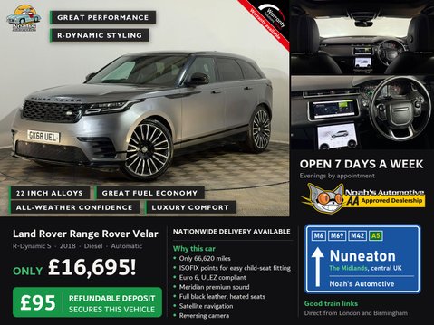 Land Rover Range Rover Velar R-DYNAMIC S 2.0 D240 AUTOMATIC 2