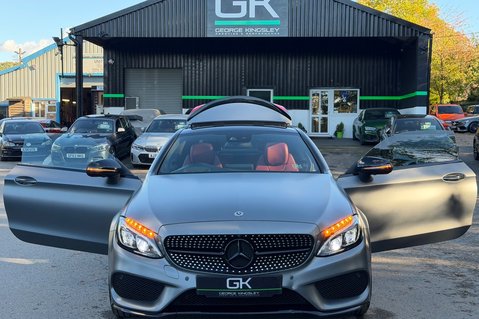 Mercedes-Benz C Class C 200 AMG LINE PREMIUM PLUS - MAGNO GREY FACTORY PAINT -ARMYTRIX EXHAUST 19