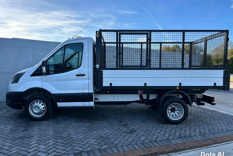 Ford Transit 350 Drw L2 130 ps Single Cab Caged Tipper - Air Con 9