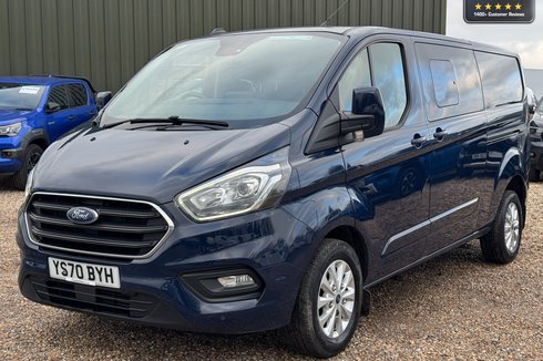Ford Transit Custom Crew Cab LWB L2H1 Low Roof Limited 320 Air Con All
