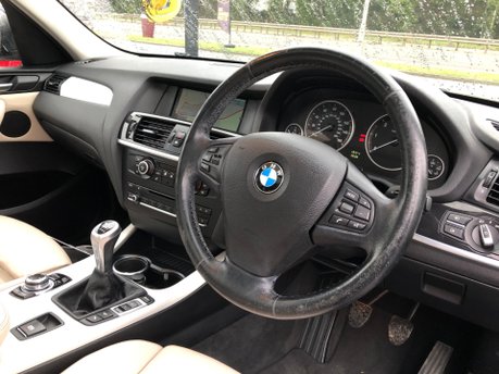 BMW X3 XDRIVE20D SE manual just 76,000 miles. 2 Owners, service history, 2