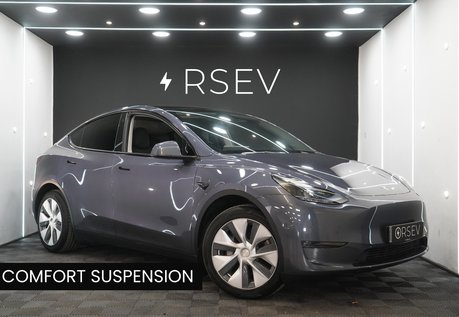 Tesla Model Y LONG RANGE AWD Comfort Suspension Midnight Silver GROK AI One Owner VAT Q