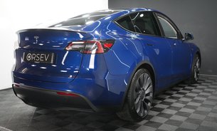 Tesla Model Y PERFORMANCE One Owner GROK AI Deep Blue Metallic 21" Uberturbines VAT Q 9