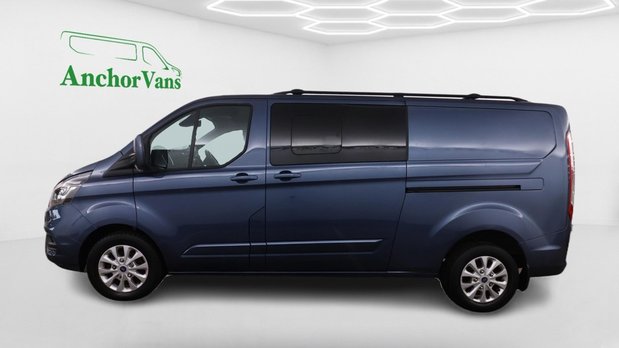 Ford Transit Custom Crew Cab AUTO LWB L2H1 Low Roof Limited 320 Air Con Alloys Cam EURO 6 7