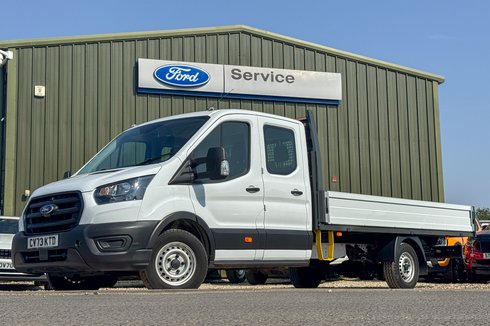 Ford Transit XXLWB L5 Dropside Crew Cab Leader 350 EURO 6