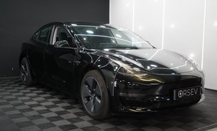 Tesla Model 3 LONG RANGE AWD Solid Black Ryzen GROK AI Pano Roof Heat Pump 1 Owner VAT Q 8