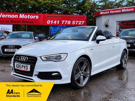 Audi A3 2.0 TDI S line Convertible 2dr Diesel S Tronic quattro Euro 6 (s/s) (184 ps