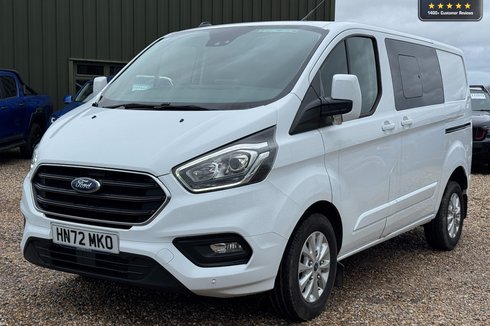 2023 Ford Transit CustomCrew Cab AUTO SWB L1H1 Limited 320 A/C Alloys Camera Sensors EURO 6 — thumbnail 44 of 51
