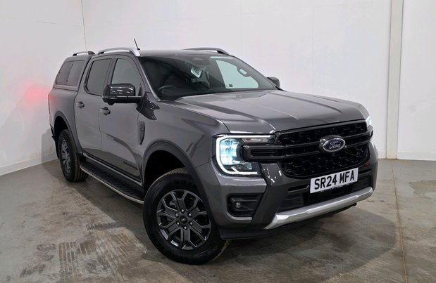 Ford Ranger Ranger Pick Up Double Cab Wildtrak 2.0 Eco Blue 205 Auto Fitted with Canopy