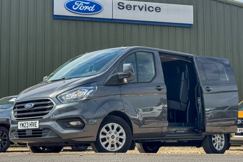 Ford Transit Custom Crew Cab AUTO SWB L1H1 Low Roof Limited 300 Air Con Alloys EURO 6