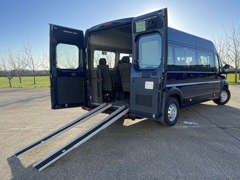 Peugeot Boxer 2.2L 440 17-seat Non-D1 Minibus Lite w/Telescopic Ramp. 5dr L4H2 ULEZ E6 3