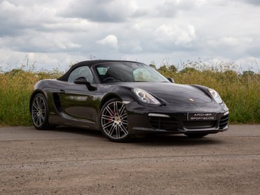 Jet Black Porsche 981 Boxster