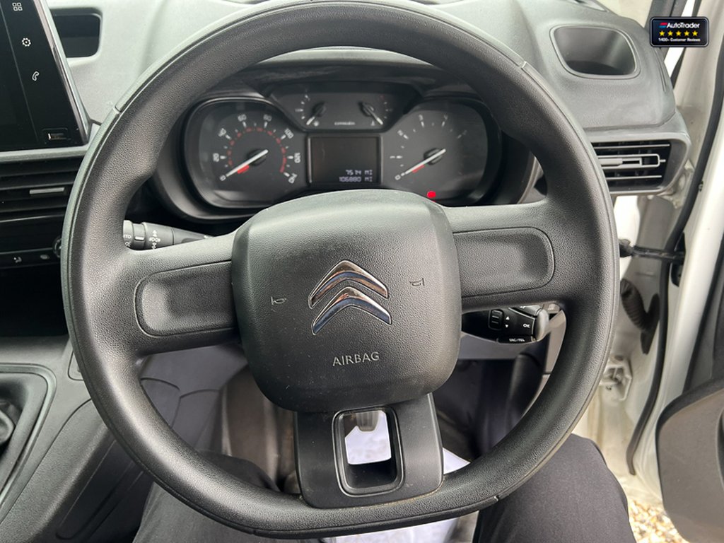 2020 Citroen BerlingoSWB L1H1 1000 Enterprise M Puretech Air Con Sensors EURO 6 NO VAT — thumbnail 32 of 51