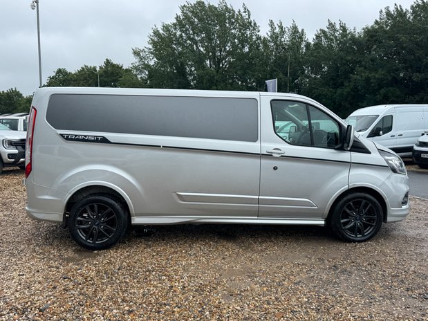 Ford Transit Custom LWB L2H1 Low Roof Sport 280 Air Con Alloys Sensors Cam Tow Bar EURO 6 5