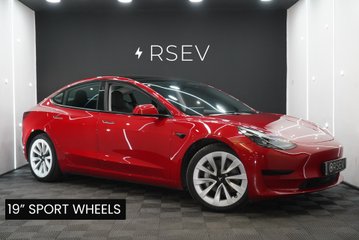 Tesla Model 3 Standard Range Plus Red Multi-Coat 19'' Sport Wheels LFP Battery One Owner