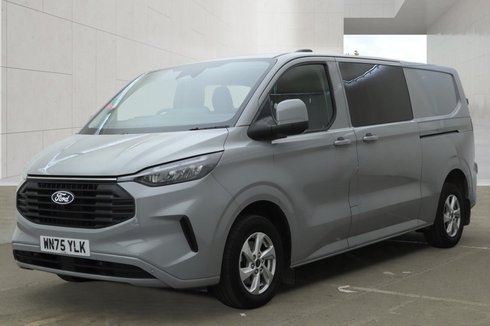 Ford Transit Custom Crew Cab AUTO LWB L2H1 Low Roof Limited 320 Air Con Alloys Sensors Cam EURO